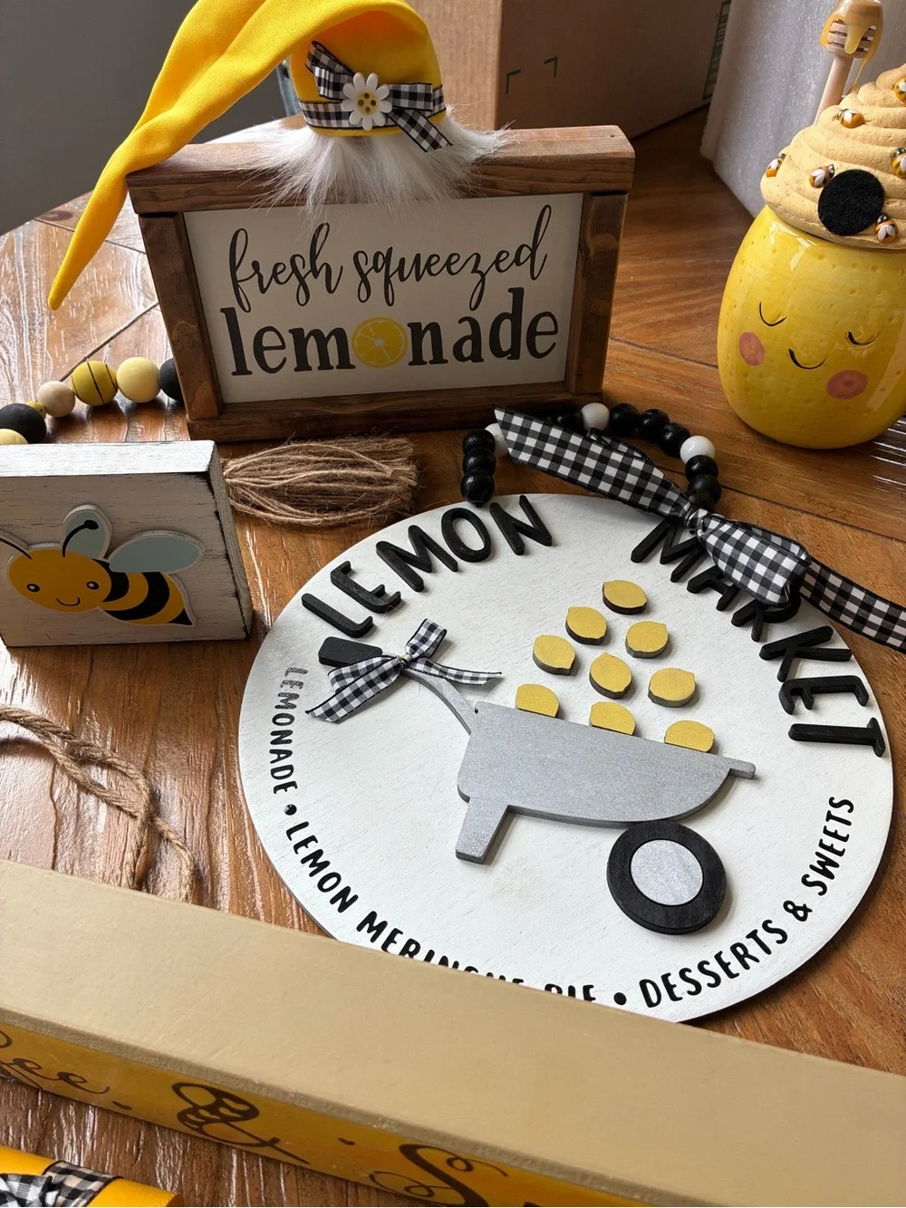 Lemonade & Summer Coffee or Tea Decorative Kitchen Accents - or Classroom Decor